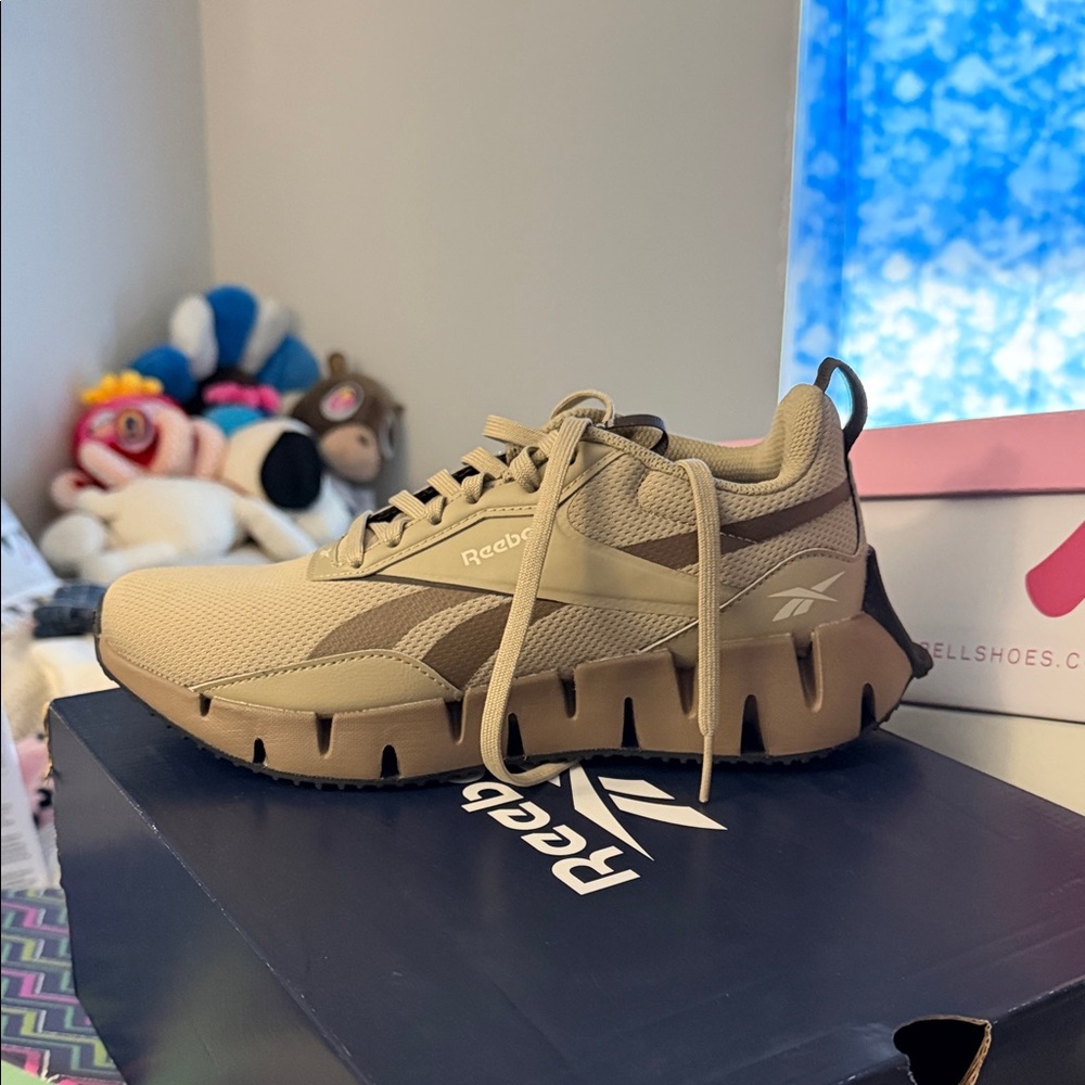 Reebok Beige Athletic Shoes